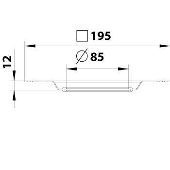 cross-sectionBlücher Compact membraanflens 620.300.024