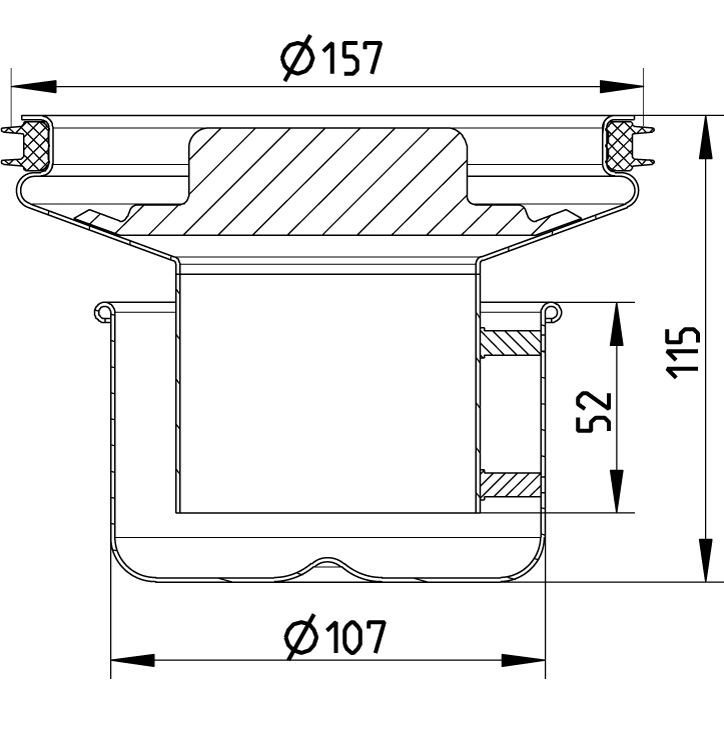 cross-sectionWaterslot 562.002.000 S