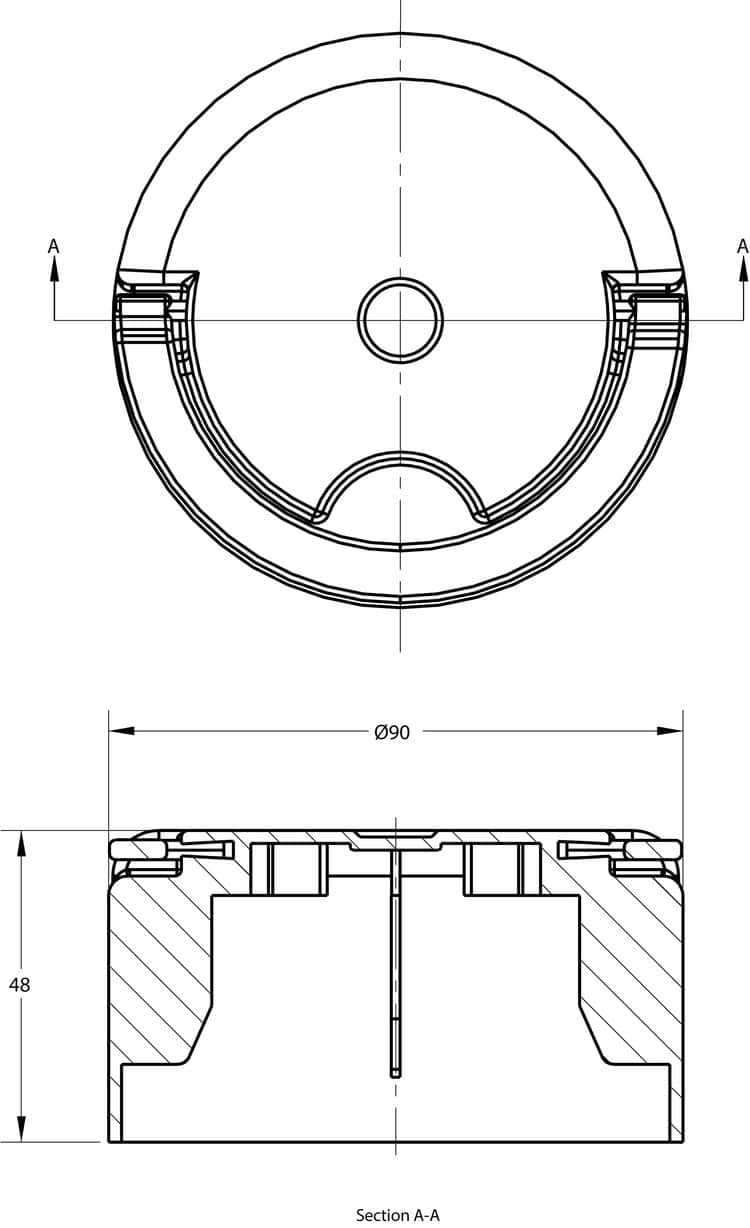 cross-sectionAquaberg stankafsluiter 0369