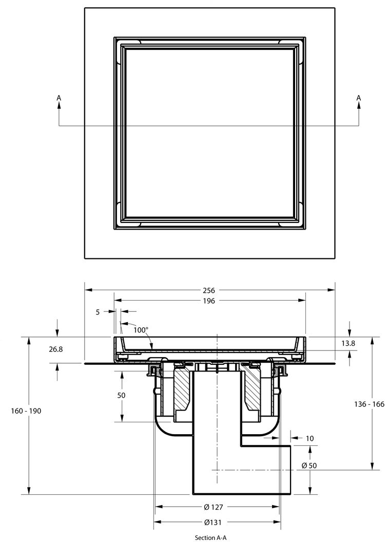 cross-sectionAquaberg tegelput 451620