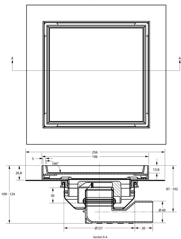 cross-sectionAquaberg tegelput 484020