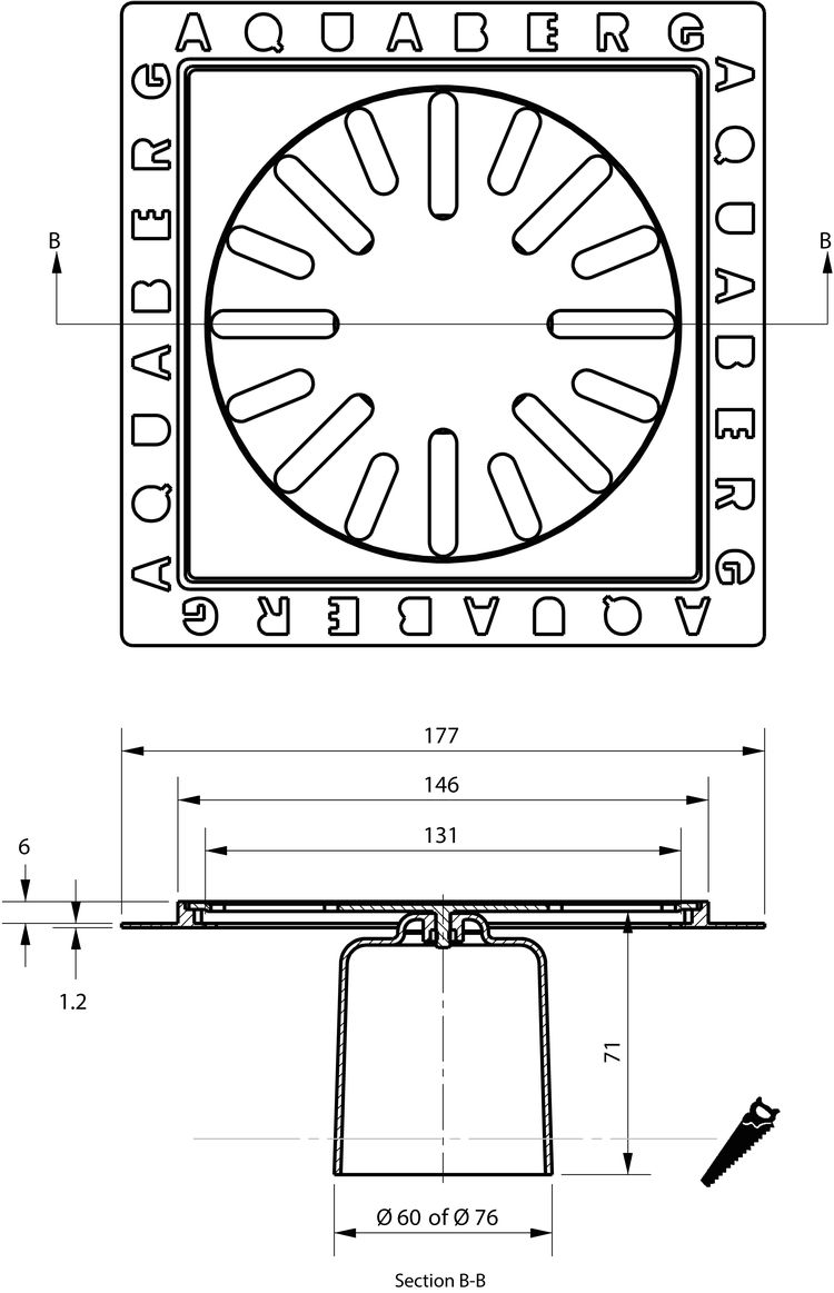 cross-sectionAquaberg renovatieput RP146K-6/179