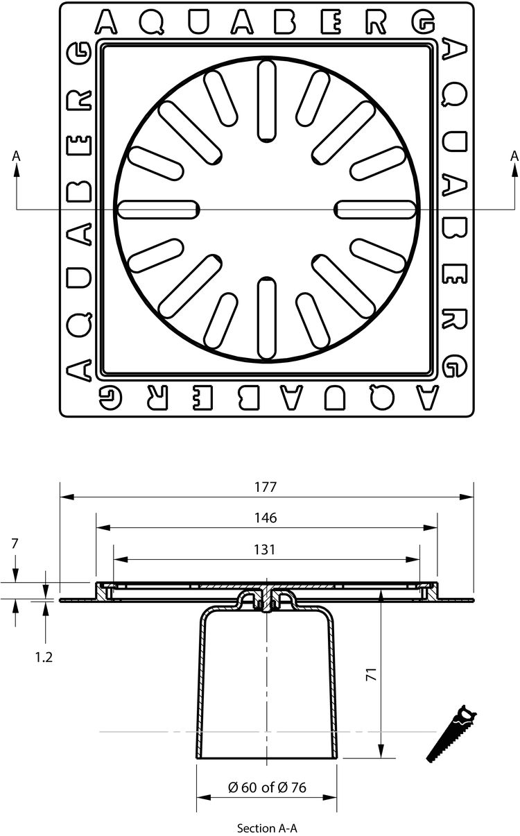 cross-sectionAquaberg renovatieput RP146K-7/179